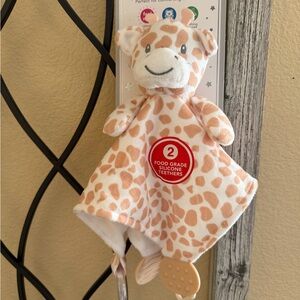 Soft Giraffe Plush Teether Toy